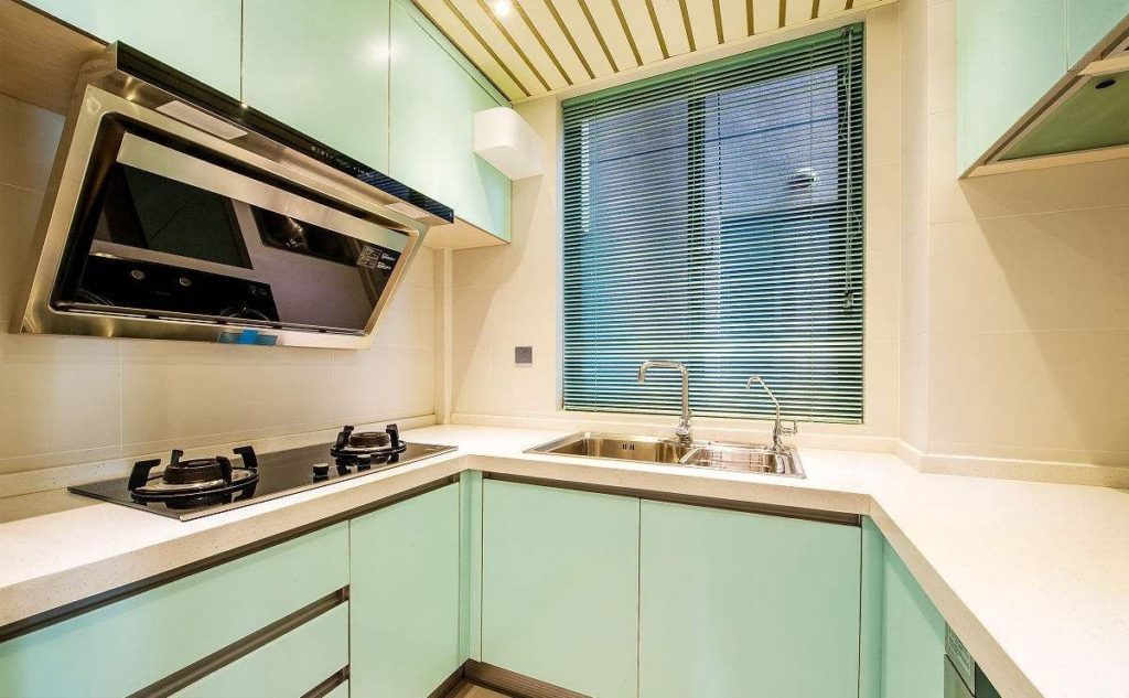 清潔公司完成入伙清潔的廚房。